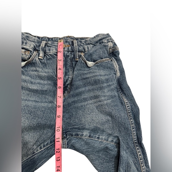 Good American Good Curve High Waist Raw Hem Straight Leg Jeans Womens 4/27 - Picture 6 of 7